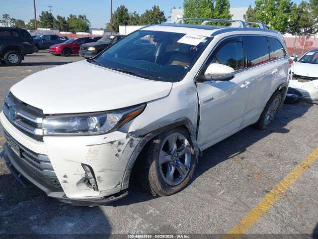 5TDDGRFH7JS038595 Toyota Highlander Hybrid Limited Platinum