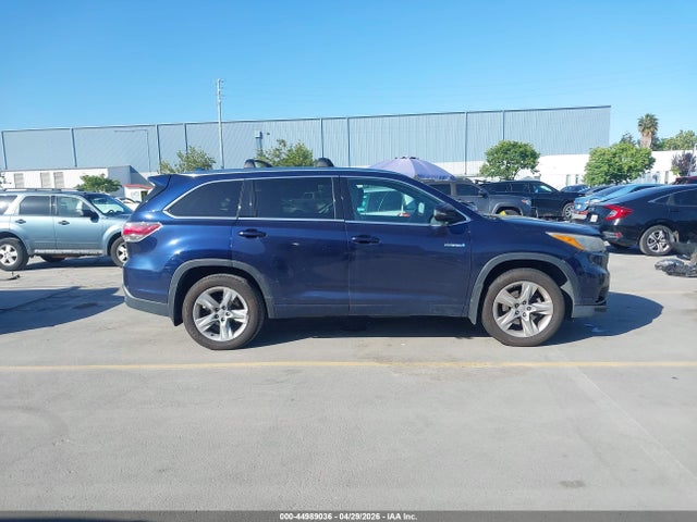 Продаж на аукціоні авто 2015 Toyota Highlander Hybrid Limited Platinum V6, vin: 5TDDCRFH1FS012058, номер лоту: 44989036