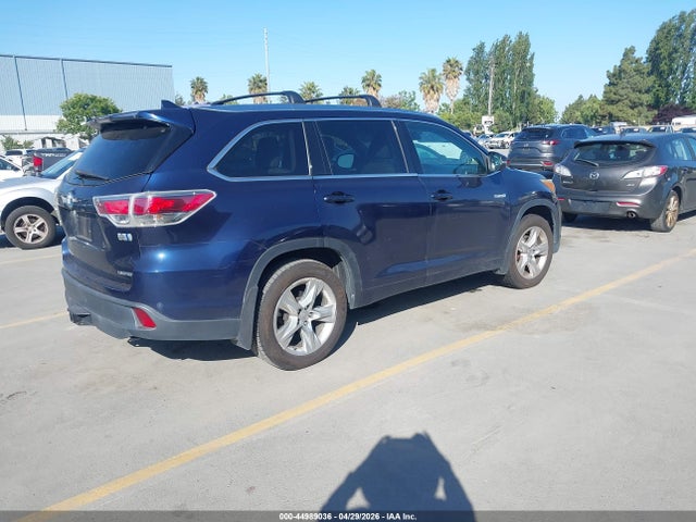 Продаж на аукціоні авто 2015 Toyota Highlander Hybrid Limited Platinum V6, vin: 5TDDCRFH1FS012058, номер лоту: 44989036