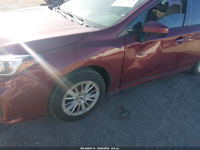 2017 Subaru Impreza 2.0i Premium მანქანა იყიდება აუქციონზე, vin: 4S3GKAD66H3624344, აუქციონის ნომერი: 44989118