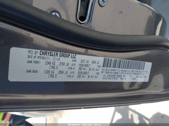Dodge Journey American Value Pkg 2015 3C4PDCAB2FT599936 Image 9