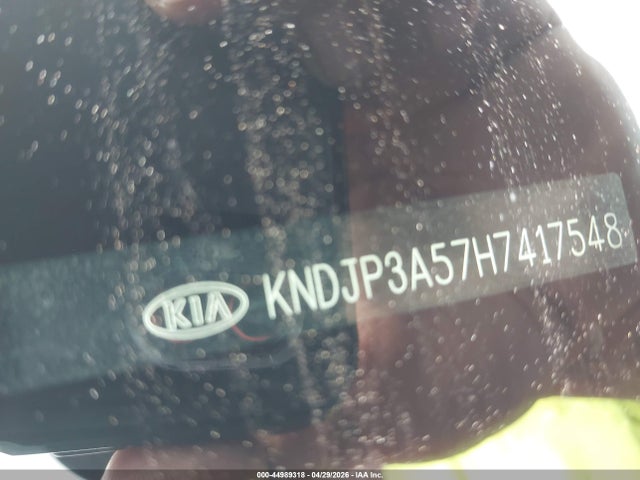 44989318 :رقم المزاد ، KNDJP3A57H7417548 vin ، 2017 Kia Soul + مزاد بيع