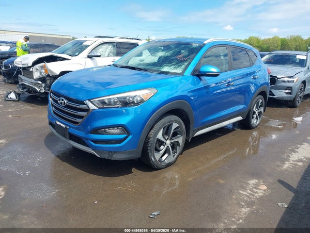 44989398 :رقم المزاد ، KM8J3CA23JU638374 vin ، 2018 Hyundai Tucson Limited مزاد بيع