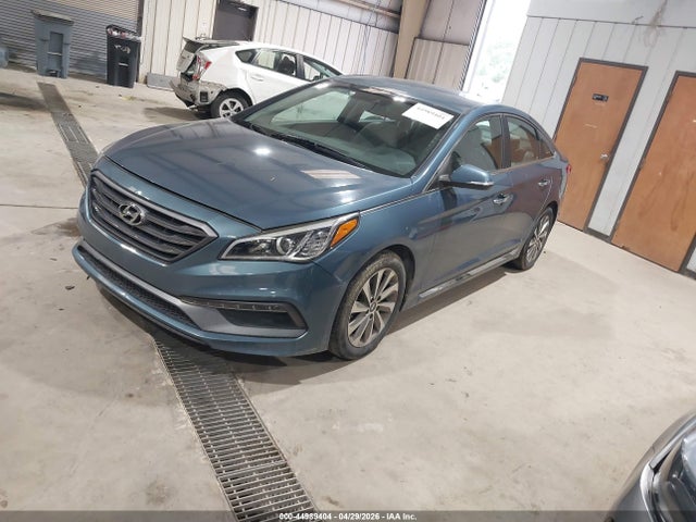 44989404 :رقم المزاد ، 5NPE34AF0FH056197 vin ، 2015 Hyundai Sonata Sport مزاد بيع