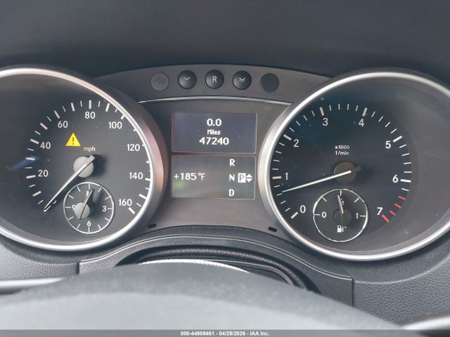Продаж на аукціоні авто 2010 Mercedes-benz Ml 550 4matic, vin: 4JGBB7CB3AA586161, номер лоту: 44989461