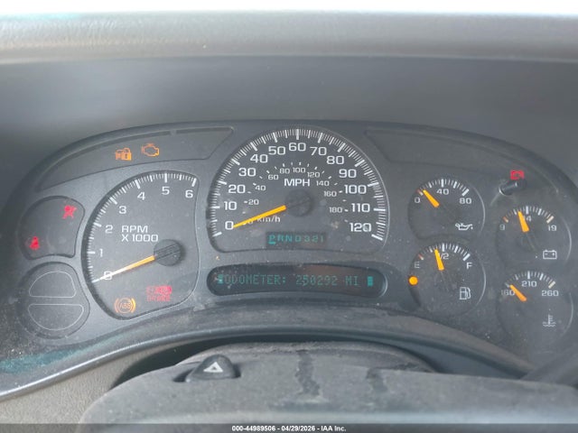 Продаж на аукціоні авто 2003 Chevrolet Silverado 1500 Ls, vin: 2GCEC19V531106485, номер лоту: 44989506