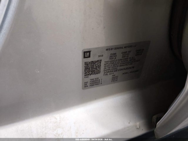 1GNSKGEC0KR202678 Chevrolet Suburban Ls