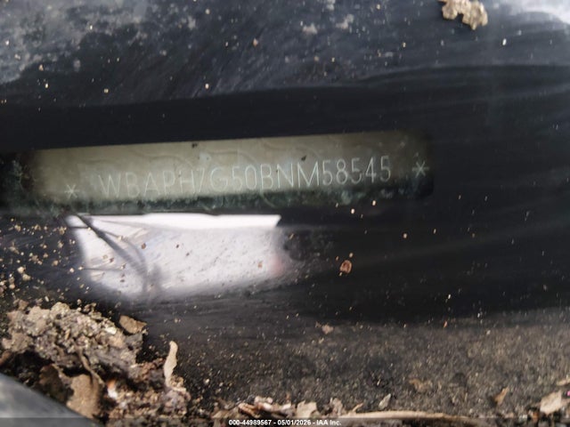44989567 :رقم المزاد ، WBAPH7G50BNM58545 vin ، 2011 Bmw 328i مزاد بيع