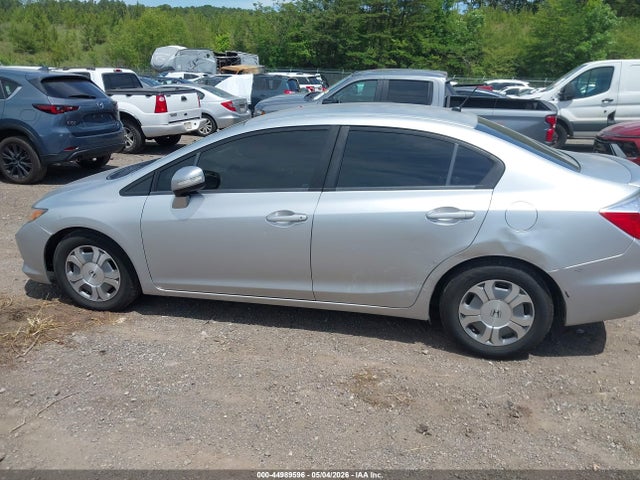 44989596 :رقم المزاد ، JHMFB4F23CS007911 vin ، 2012 Honda Civic Hybrid مزاد بيع