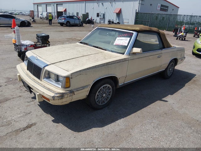 Aukcja sprzedaży 1986 Chrysler Lebaron, vin: 1C3BC55D5GG227358, numer aukcji: 44989725