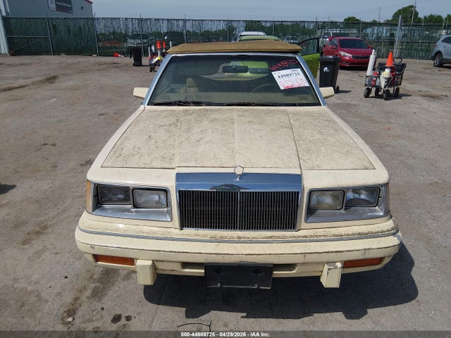Aukcja sprzedaży 1986 Chrysler Lebaron, vin: 1C3BC55D5GG227358, numer aukcji: 44989725