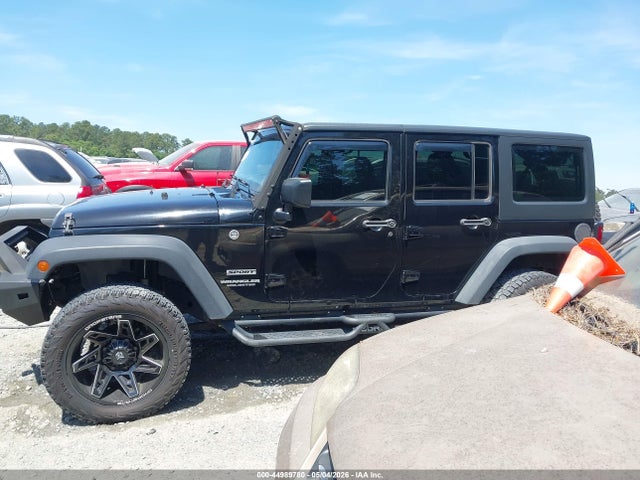 Продажа на аукционе авто 2017 Jeep Wrangler Unlimited Sport 4x4, vin: 1C4BJWDG5HL523461, номер лота: 44989780