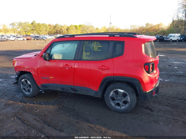44989850 :رقم المزاد ، ZACCJBAB7JPH24186 vin ، 2018 Jeep Renegade Sport 4x4 مزاد بيع