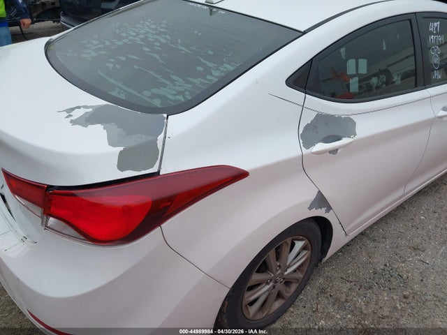 2016 Hyundai Elantra Se მანქანა იყიდება აუქციონზე, vin: 5NPDH4AE0GH656580, აუქციონის ნომერი: 44989984