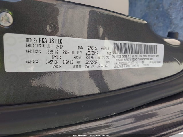 2C4RDGBG6HR713887 Dodge Grand Caravan Se
