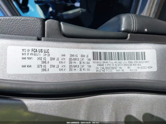 Продажа на аукционе авто 2019 Jeep Grand Cherokee Limited 4x4, vin: 1C4RJFBG5KC569767, номер лота: 44990029