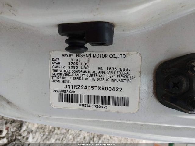 Auction sale of the 1996 Nissan 300zx, vin: JN1RZ24D5TX600422, lot number: 44990072