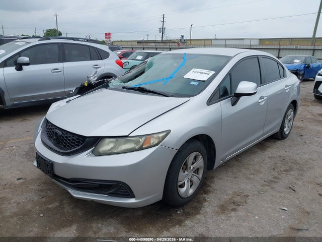 44990090 :رقم المزاد ، 19XFB2F53DE079664 vin ، 2013 Honda Civic Lx مزاد بيع