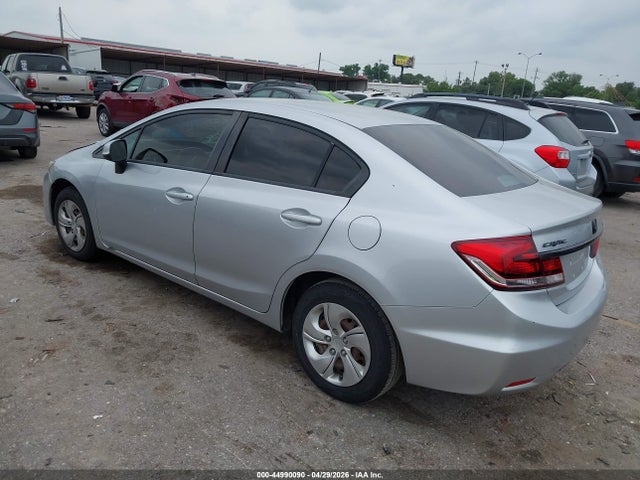 44990090 :رقم المزاد ، 19XFB2F53DE079664 vin ، 2013 Honda Civic Lx مزاد بيع