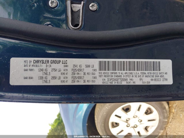 44990175 :رقم المزاد ، 3C4PDDAG6FT526909 vin ، 2015 Dodge Journey Se مزاد بيع