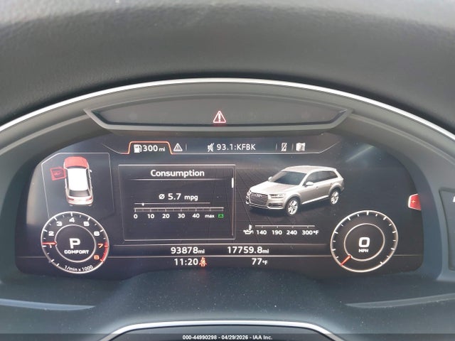 44990298 :رقم المزاد ، WA1LHAF79KD019037 vin ، 2019 Audi Q7 45 Premium مزاد بيع