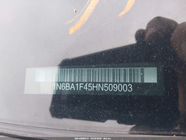 Aukcja sprzedaży 2017 Nissan Titan Xd Sl Diesel, vin: 1N6BA1F45HN509003, numer aukcji: 44990315