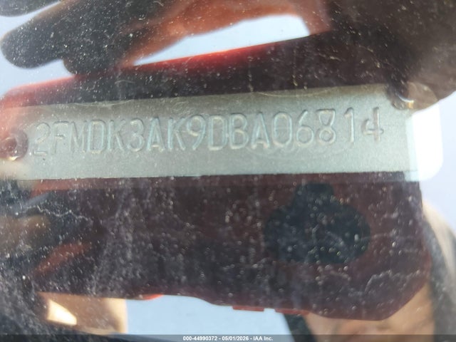 44990372 :رقم المزاد ، 2FMDK3AK9DBA06814 vin ، 2013 Ford Edge Sport مزاد بيع