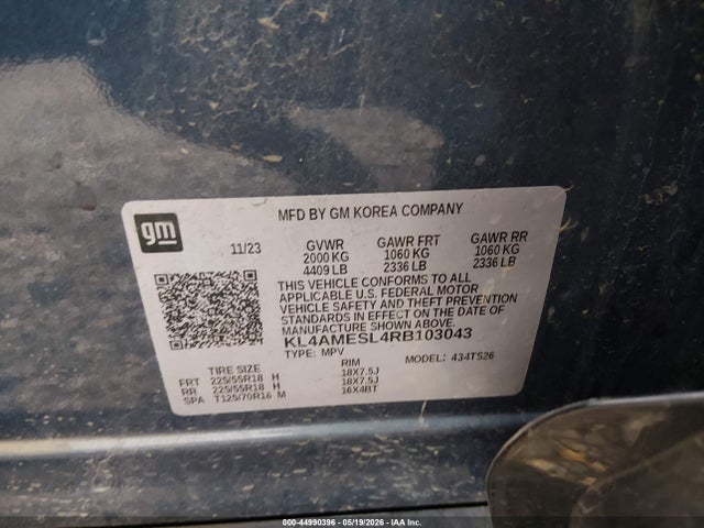 44990396 :رقم المزاد ، KL4AMESL4RB103043 vin ، 2024 Buick Encore Gx Sport Touring Awd مزاد بيع