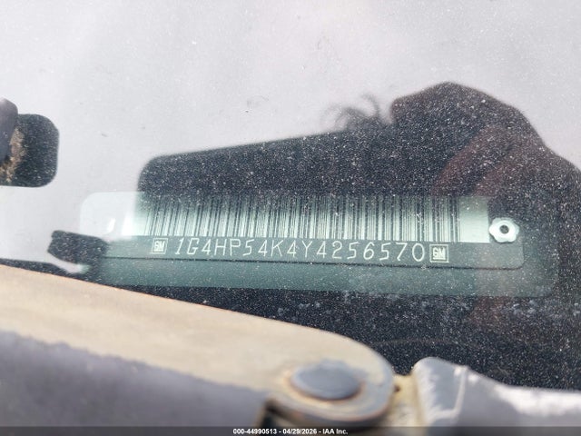 44990513 :رقم المزاد ، 1G4HP54K4Y4256570 vin ، 2000 Buick Lesabre Custom مزاد بيع