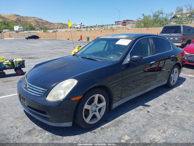 2003 Infiniti G35 Base W/6 Speed Manual მანქანა იყიდება აუქციონზე, vin: JNKCV51E23M026522, აუქციონის ნომერი: 44990566