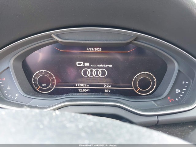 2018 Audi Q5 2.0t Premium/2.0t Tech Premium მანქანა იყიდება აუქციონზე, vin: WA1BNAFY6J2212320, აუქციონის ნომერი: 44990607
