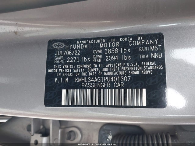 Продаж на аукціоні авто 2023 Hyundai Elantra Sel, vin: KMHLS4AG1PU401307, номер лоту: 44990719