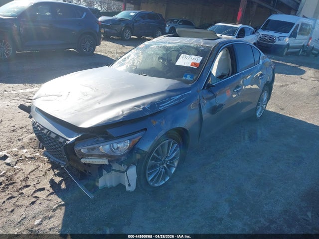 44990744 :رقم المزاد ، JN1EV7AR9JM438610 vin ، 2018 Infiniti Q50 3.0t Luxe مزاد بيع