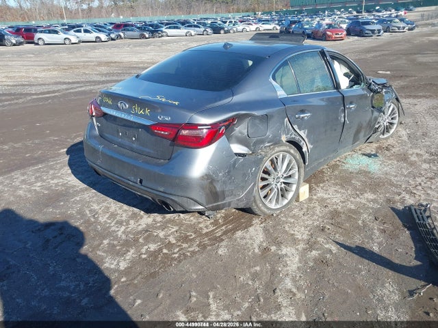 44990744 :رقم المزاد ، JN1EV7AR9JM438610 vin ، 2018 Infiniti Q50 3.0t Luxe مزاد بيع