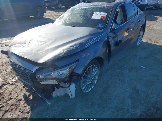 44990744 :رقم المزاد ، JN1EV7AR9JM438610 vin ، 2018 Infiniti Q50 3.0t Luxe مزاد بيع