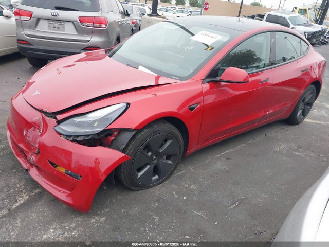 Tesla Model 3 Standard Range Plus Rear-wheel Drive 2021 5YJ3E1EA5MF919375 Image 2