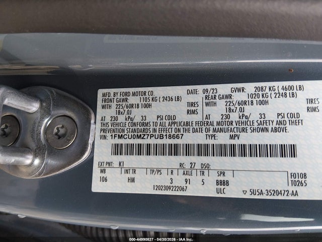 Ford Escape St-line 2023 1FMCU0MZ7PUB18667 Image 9
