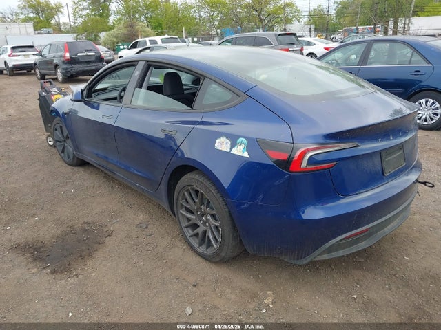 44990871 :رقم المزاد ، 5YJ3E1EAXSF984364 vin ، 2025 Tesla Model 3 Long Range Rear-wheel Drive/standard Rear-wheel Drive مزاد بيع