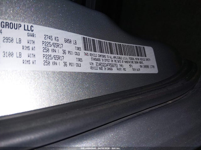Aukcja sprzedaży 2015 Dodge Grand Caravan R/t, vin: 2C4RDGEG4FR566753, numer aukcji: 44990946