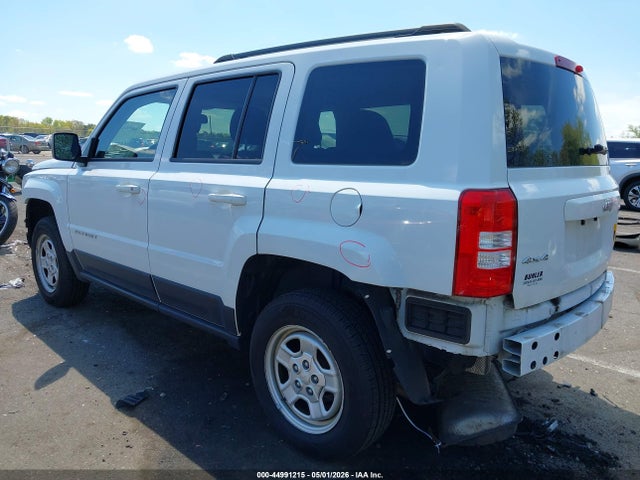 2016 Jeep Patriot Sport მანქანა იყიდება აუქციონზე, vin: 1C4NJRBB2GD580828, აუქციონის ნომერი: 44991215