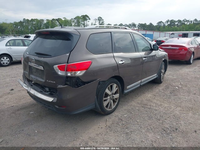 Продажа на аукционе авто 2015 Nissan Pathfinder Platinum, vin: 5N1AR2MNXFC664076, номер лота: 44991278