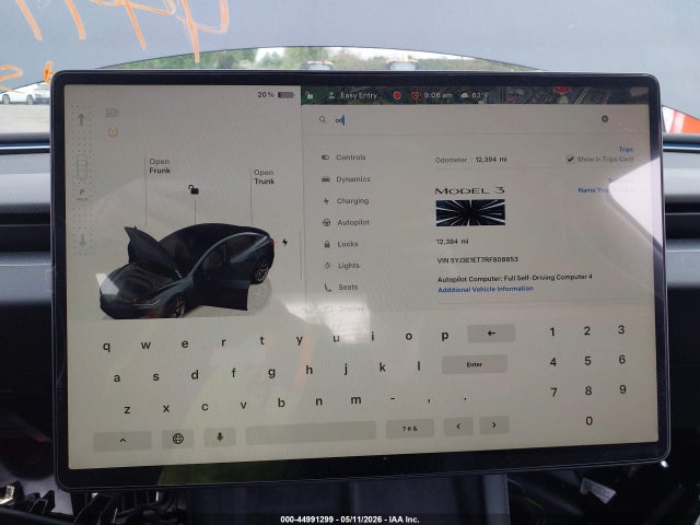 Aukcja sprzedaży 2024 Tesla Model 3 Performance All-wheel Drive, vin: 5YJ3E1ET7RF808853, numer aukcji: 44991299