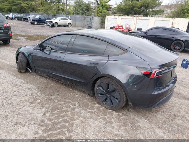 Aukcja sprzedaży 2025 Tesla Model 3 Long Range Rear-wheel Drive/standard Rear-wheel Drive, vin: 5YJ3E1EA4SF989799, numer aukcji: 44991355
