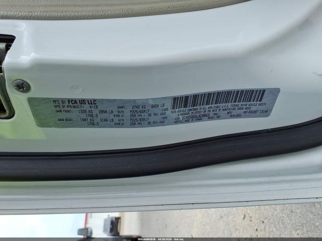 2018 Dodge Grand Caravan Se მანქანა იყიდება აუქციონზე, vin: 2C4RDGBG6JR288631, აუქციონის ნომერი: 44991518