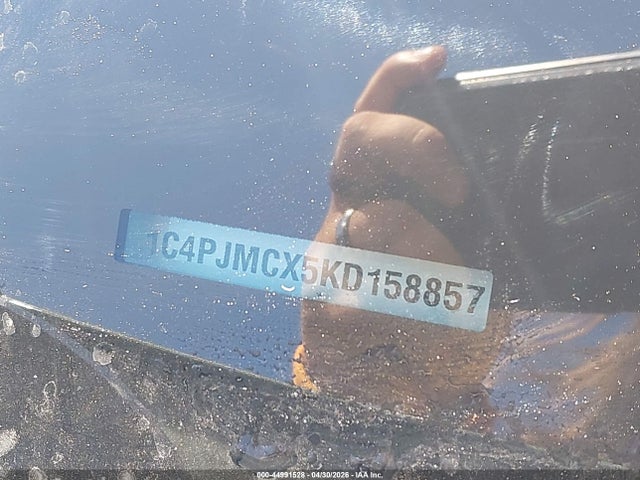 2019 Jeep Cherokee Latitude 4x4 მანქანა იყიდება აუქციონზე, vin: 1C4PJMCX5KD158857, აუქციონის ნომერი: 44991528