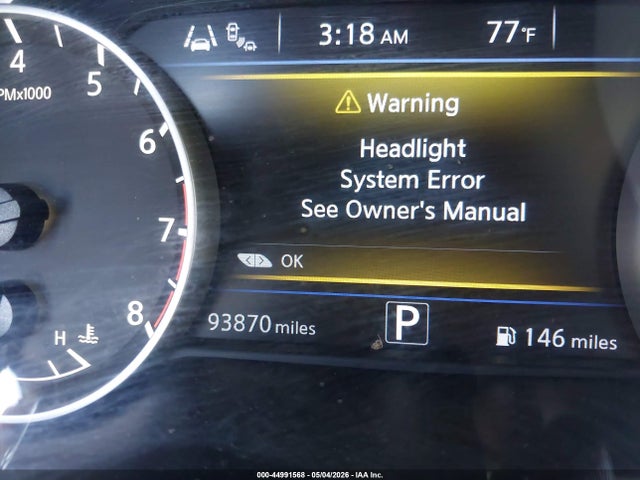 5N1AZ2BSXMC108419 Nissan Murano Sv Intelligent Awd