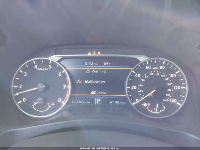 2019 Nissan Altima 2.5 S მანქანა იყიდება აუქციონზე, vin: 1N4BL4BV0KC245131, აუქციონის ნომერი: 44991582