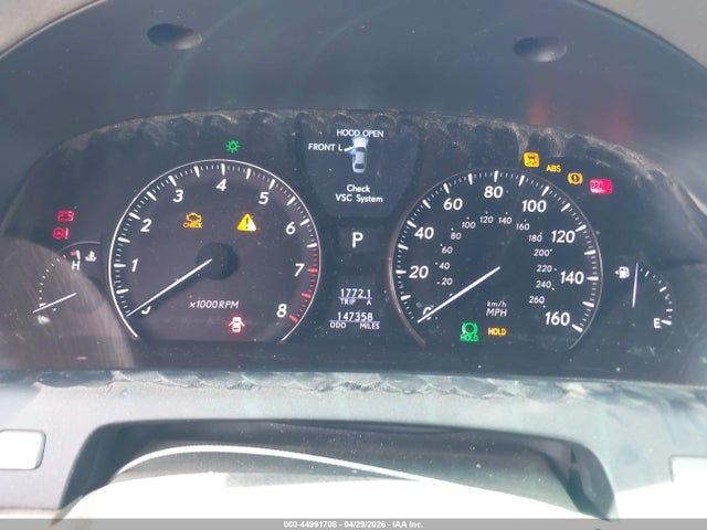 44991708 :رقم المزاد ، JTHGL46F575019552 vin ، 2007 Lexus Ls 460 L مزاد بيع