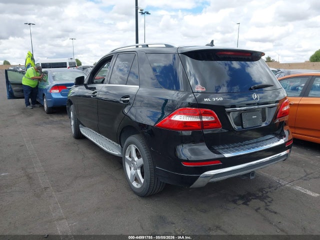 Продажа на аукционе авто 2015 Mercedes-benz Ml 350, vin: 4JGDA5JBXFA614127, номер лота: 44991755