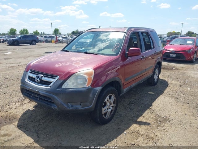 2002 Honda Cr-v Ex მანქანა იყიდება აუქციონზე, vin: JHLRD78872C055452, აუქციონის ნომერი: 44991856